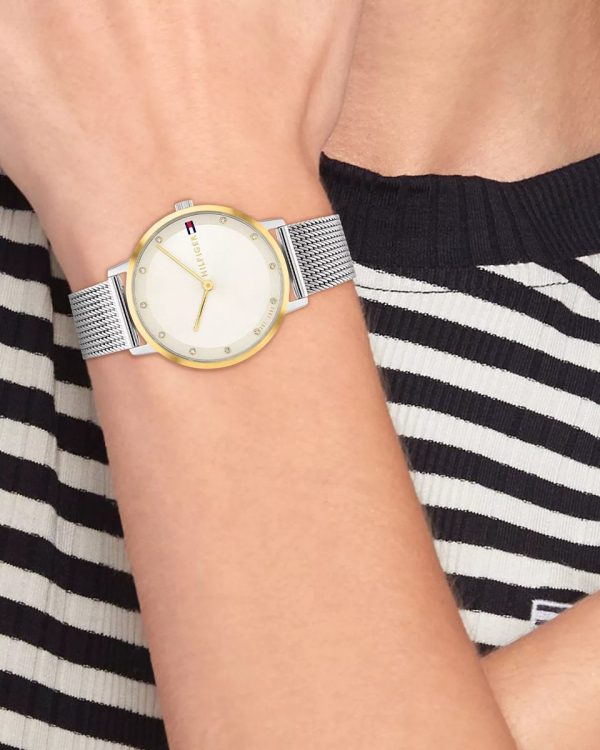 Montre femme Tommy Hilfiger Pippa réf. 1782667, mouvement quartz, acier inoxydable – vue principale, Horlova Maroc