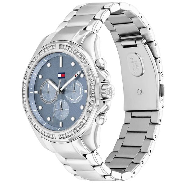 Montre femme Tommy Hilfiger Preppy réf. 1782569, mouvement quartz, boîtier 41 mm, acier inoxydable, étanche 30 m – deuxième vue