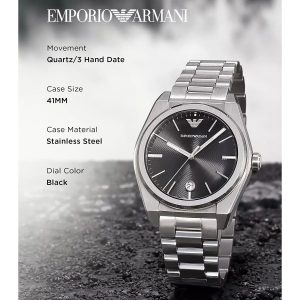 Montre homme Emporio Armani réf. AR11622, mouvement quartz, boîtier 41 mm, acier inoxydable, étanche 50 m – deuxième vue