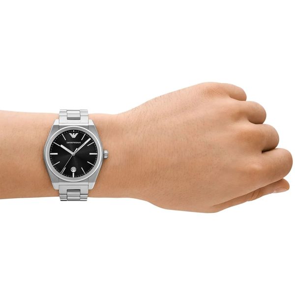 Montre homme Emporio Armani réf. AR11622, mouvement quartz, boîtier 41 mm, acier inoxydable, étanche 50 m – troisième vue