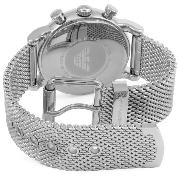 Montre homme Emporio Armani réf. AR1811, mouvement quartz, boîtier 41 mm, acier inoxydable, étanche 50 m – deuxième vue