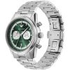 Montre homme Emporio Armani 42 mm réf. AR11637, cadran vert, bracelet acier – vue de trois-quarts