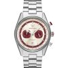 Montre homme Emporio Armani 42 mm réf. AR11645, cadran crème, bracelet acier, mouvement quartz – vue de face | Horlova Maroc