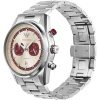 Montre homme Emporio Armani 42 mm réf. AR11645, cadran crème, bracelet acier – vue rapprochée