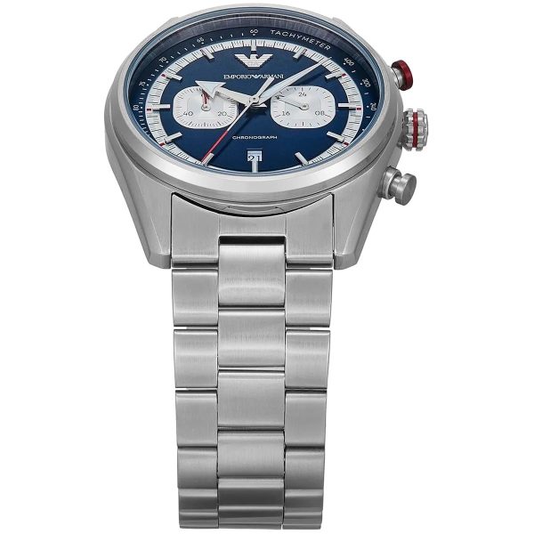 Montre homme Emporio Armani réf. AR11676, mouvement quartz, boîtier 42 mm, acier inoxydable, étanche 50 m – deuxième vue