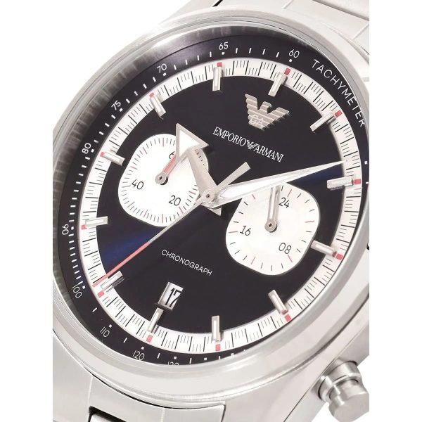Montre homme Emporio Armani réf. AR11676, mouvement quartz, boîtier 42 mm, acier inoxydable, étanche 50 m – quatrième vue