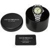 Montre homme Emporio Armani 42 mm réf. AR60083, cadran jaune, bracelet acier – vue de trois-quarts