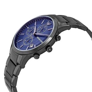 Montre homme Emporio Armani réf. AR11215, chronographe quartz, boîtier 43 mm, acier inoxydable, verre minéral – deuxième vue