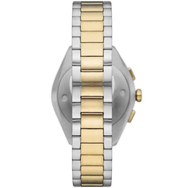 Montre homme Emporio Armani 43 mm réf. AR11511, cadran vert, bracelet acier – vue rapprochée