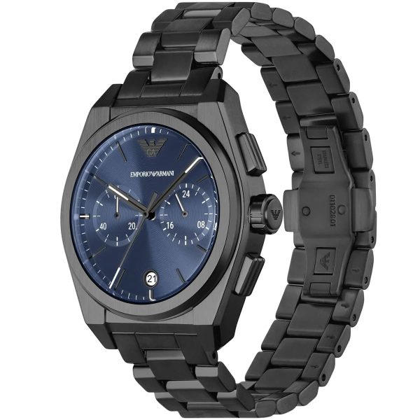 Montre homme Emporio Armani réf. AR11561, chronographe quartz, boîtier 43 mm, acier inoxydable – deuxième vue