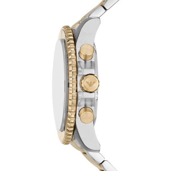 Montre homme Emporio Armani réf. AR11586, mouvement quartz, boîtier 43 mm, acier inoxydable – quatrième vue