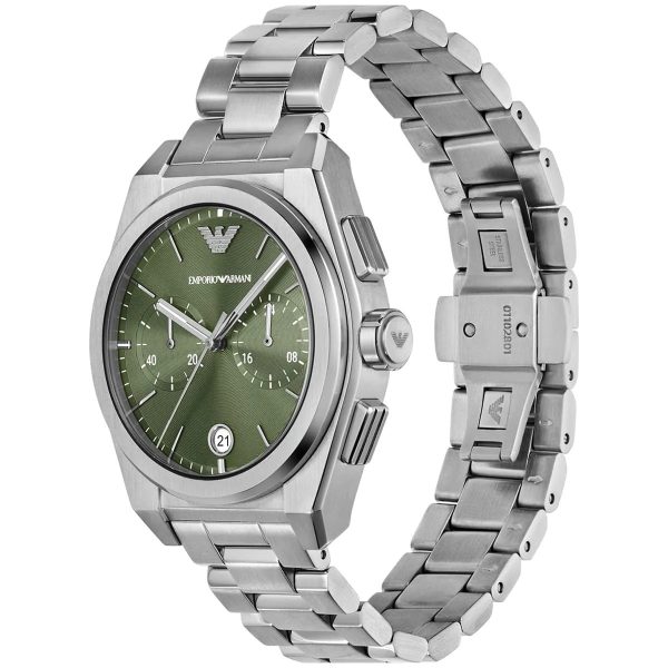 Montre homme Emporio Armani réf. AR11640, mouvement quartz, boîtier 43 mm, acier inoxydable, étanche 50 m – deuxième vue