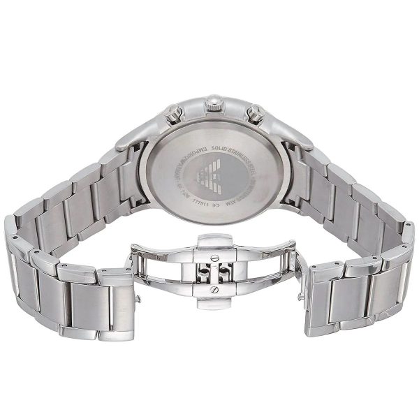 Montre homme Emporio Armani réf. AR2486, mouvement quartz, boîtier 43 mm, acier inoxydable, étanche 50 m – quatrième vue