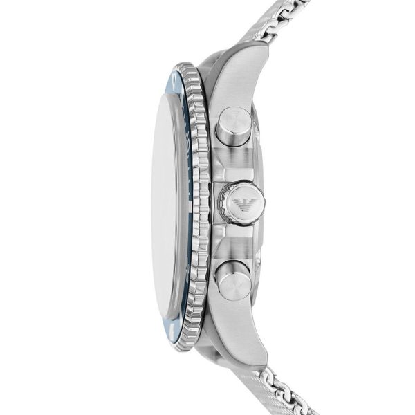 Montre homme Emporio Armani réf. AR11587, boîtier 44 mm, acier inoxydable, verre minéral – deuxième vue