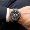 Montre homme Emporio Armani réf. AR70002, mouvement quartz, boîtier 44 mm – deuxième vue – Horlova Maroc