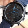 Montre homme Emporio Armani réf. AR11023, chronographe quartz, boîtier 46 mm, silicone, étanche 50 m – deuxième vue