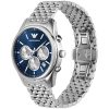 Montre homme Emporio Armani Antonio 43 mm réf. AR11582, cadran bleu, mouvement quartz – autre angle
