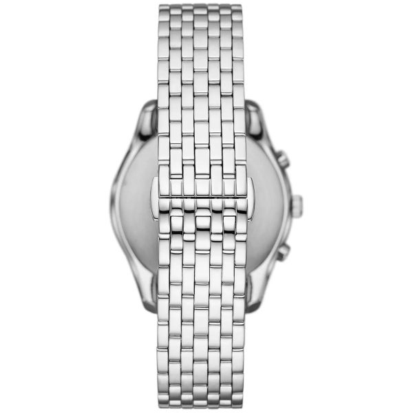 Montre homme Emporio Armani Antonio 43 mm réf. AR11582, cadran bleu, mouvement quartz – vue rapprochée