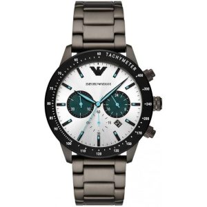 Montre homme Emporio Armani réf. AR11471, mouvement quartz, acier inoxydable – vue principale, Horlova Maroc