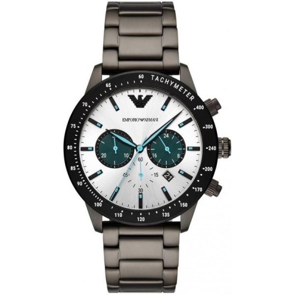Montre homme Emporio Armani réf. AR11471, mouvement quartz, acier inoxydable – vue principale, Horlova Maroc