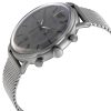 Montre homme Emporio Armani Aviator réf. AR11388, mouvement quartz, boîtier 43 mm, acier inoxydable, maille milanaise – deuxième vue