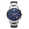Montre homme Emporio Armani Classic 43 mm réf. AR2448, bracelet acier – vue de face | Horlova Maroc