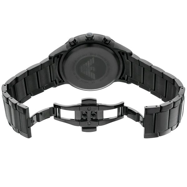 Montre homme Emporio Armani Classic réf. AR2453, mouvement quartz, boîtier 43 mm, acier inoxydable, verre minéral – deuxième vue