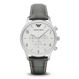 Montre homme Emporio Armani Classic réf. AR1861, boîtier 45 mm, acier inoxydable, verre minéral – vue principale, Horlova Maroc