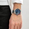 Montre homme Emporio Armani Diver réf. AR11339, mouvement quartz, boîtier 42 mm, acier inoxydable – vue principale, Horlova Maroc