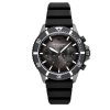 Montre homme Emporio Armani Diver 43 mm réf. AR11515, cadran gris, bracelet silicone, mouvement quartz – vue de face | Horlova Maroc