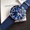 Montre homme Emporio Armani Diver Sport réf. AR11588, chronographe quartz, boîtier 44 mm, nylon, étanche 100 m – quatrième vue