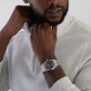 Montre homme Emporio Armani Federico réf. AR11620, mouvement quartz, boîtier 41 mm, acier inoxydable – vue principale, Horlova Maroc