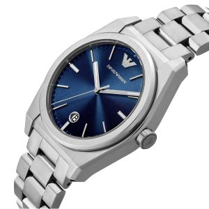Montre homme Emporio Armani Federico réf. AR11620, mouvement quartz, boîtier 41 mm, acier inoxydable, étanche 50 m – deuxième vue