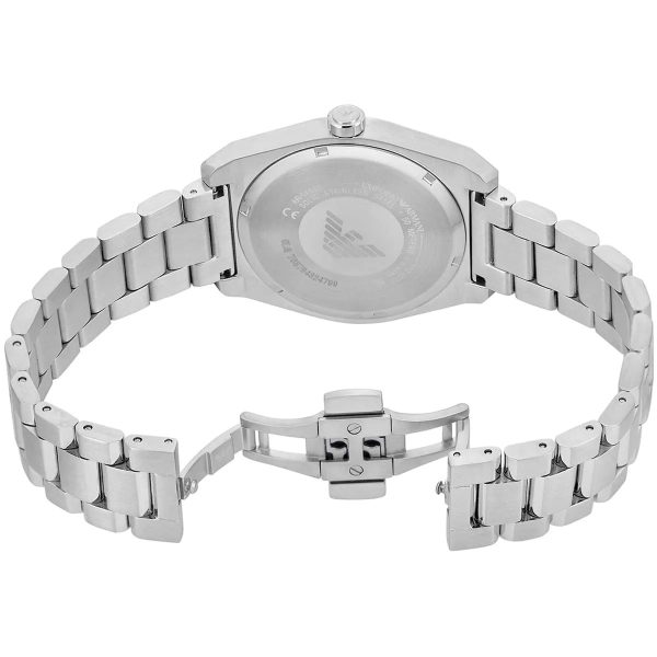 Montre homme Emporio Armani Federico réf. AR11620, mouvement quartz, boîtier 41 mm, acier inoxydable, étanche 50 m – troisième vue