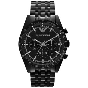 Montre homme Emporio Armani Ip Tazio réf. AR1979, mouvement quartz, boîtier 46 mm, acier inoxydable – vue principale, Horlova Maroc