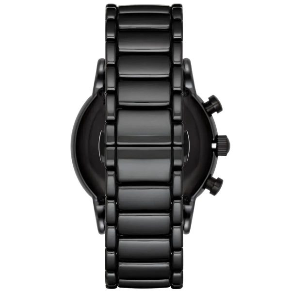 Montre homme Emporio Armani Luigi Finition Céramique réf. AR1509, chronographe quartz, boîtier 43 mm, céramique – quatrième vue