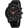 Montre homme Emporio Armani Luigi Xlarge 46 mm réf. AR11024, cadran noir, mouvement quartz chronographe – autre angle