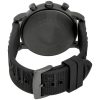 Montre homme Emporio Armani Luigi Xlarge 46 mm réf. AR11024, cadran noir, mouvement quartz chronographe – vue rapprochée