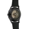 Montre homme Emporio Armani Meccanico 41 mm réf. AR1923, cadran marron, bracelet cuir – vue de trois-quarts