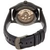 Montre homme Emporio Armani Meccanico 41 mm réf. AR1923, cadran marron, bracelet cuir – autre angle