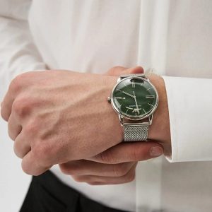 Montre homme Emporio Armani Minimalist réf. AR11578, mouvement quartz, boîtier 42 mm, acier inoxydable – deuxième vue