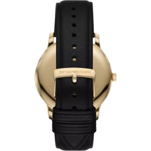 Montre homme Emporio Armani Minimalist réf. AR11601, mouvement quartz, boîtier 42 mm, cuir – deuxième vue