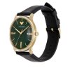 Montre homme Emporio Armani Minimalist réf. AR11601, mouvement quartz, boîtier 42 mm, cuir – troisième vue