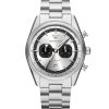 Montre homme Emporio Armani Racer 43 mm réf. AR11636, cadran argenté, bracelet acier – vue de face | Horlova Maroc
