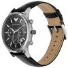 Montre homme Emporio Armani Renato réf. AR2447, mouvement quartz, boîtier 43 mm, acier inoxydable, cuir, étanche 50 m – quatrième vue
