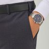 Montre homme Emporio Armani Renato réf. AR80025, chronographe quartz, boîtier 43 mm, acier inoxydable – vue principale, Horlova Maroc