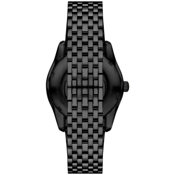 Montre homme Emporio Armani Skeleton 43 mm réf. AR60093, cadran noir, mouvement automatique – autre angle