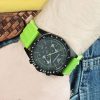 Montre homme Emporio Armani Tazio Grand réf. AR6115, chronographe quartz, boîtier 43 mm, silicone – vue principale, Horlova Maroc