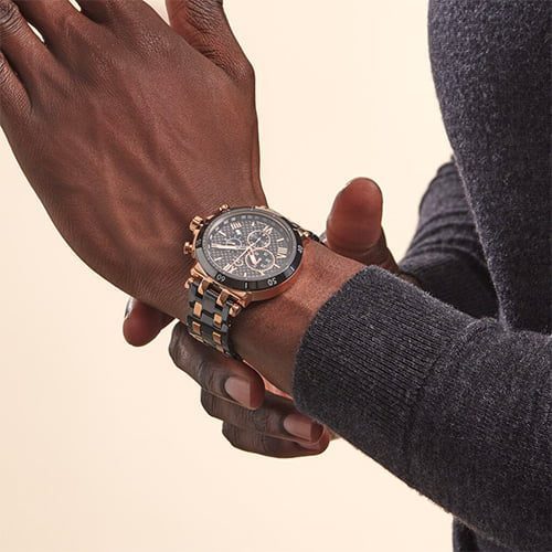 Montre homme Gc réf. 47000G1, mouvement quartz, boîtier 45 mm, acier inoxydable, étanche 100 m – vue principale, Horlova Maroc