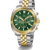 Montre homme Gc Flair Coussin Chrono, chronographe quartz, boîtier 44 mm, acier inoxydable, verre minéral – vue principale, Horlova Maroc